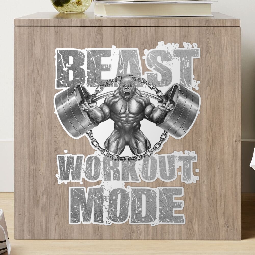 Gorilla Gym Sign Wall Decals Vinyl Interior Fitness Beast Mode On