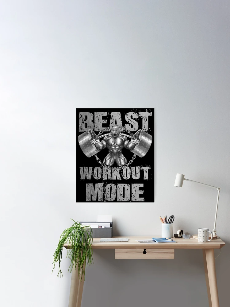 Gorilla Gym Sign Wall Decals Vinyl Interior Fitness Beast Mode On