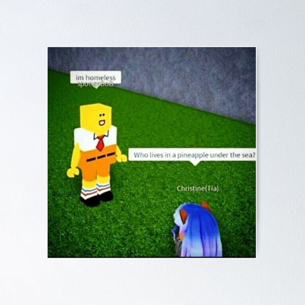 Roblox Meme Poster for Sale by DrippySwags