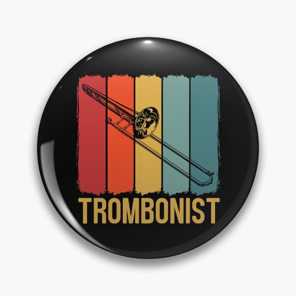 Item preview, Vintage Trombonist Retro Trombone Musician designed and sold by Abaddon-art.