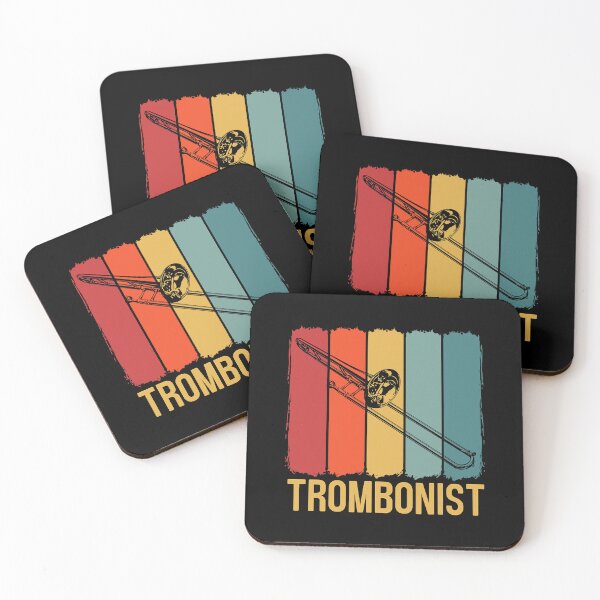 Item preview, Vintage Trombonist Retro Trombone Musician designed and sold by Abaddon-art.