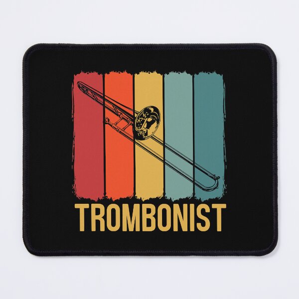 Item preview, Vintage Trombonist Retro Trombone Musician designed and sold by Abaddon-art.