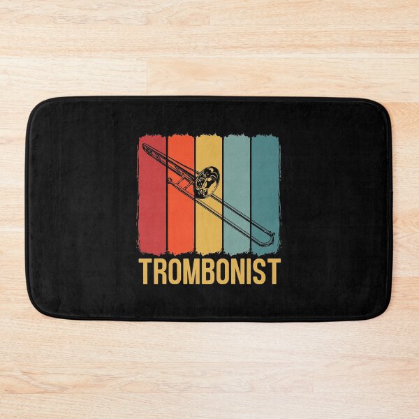 Item preview, Vintage Trombonist Retro Trombone Musician designed and sold by Abaddon-art.