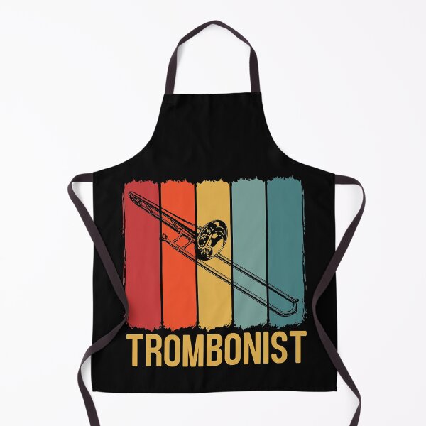 Item preview, Vintage Trombonist Retro Trombone Musician designed and sold by Abaddon-art.