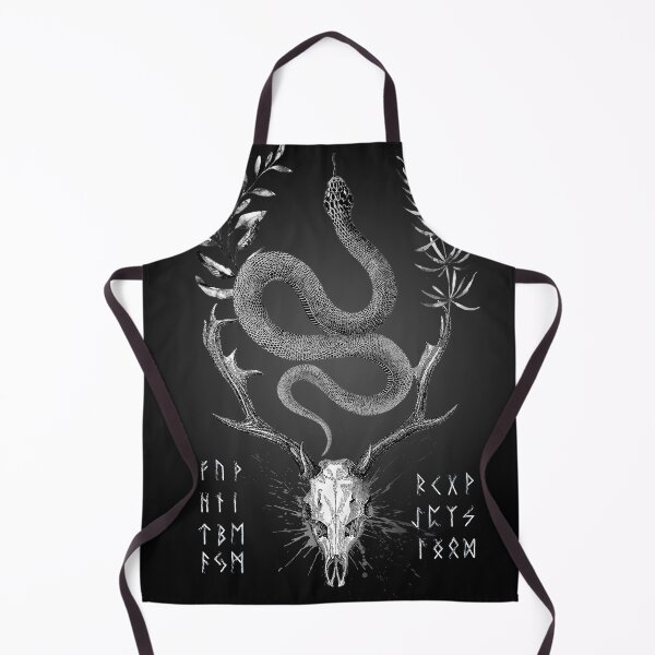 Item preview, Snake, Deer and Runes in Nordic Style designed and sold by Eva Nev.