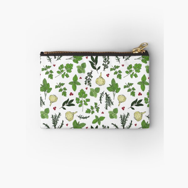Item preview, Farmhouse Herb Garden Pattern on White designed and sold by HotHibiscus.
