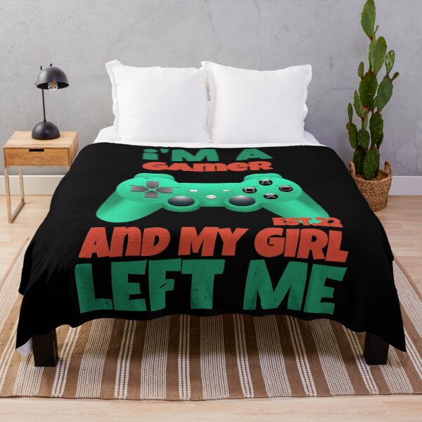 Item preview, I'M A GAMER AND MY GIRL LEFT ME designed and sold by GAADesignz.