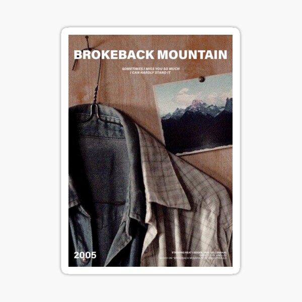 BROKEBACK MOUNTAIN // quotes Sticker
