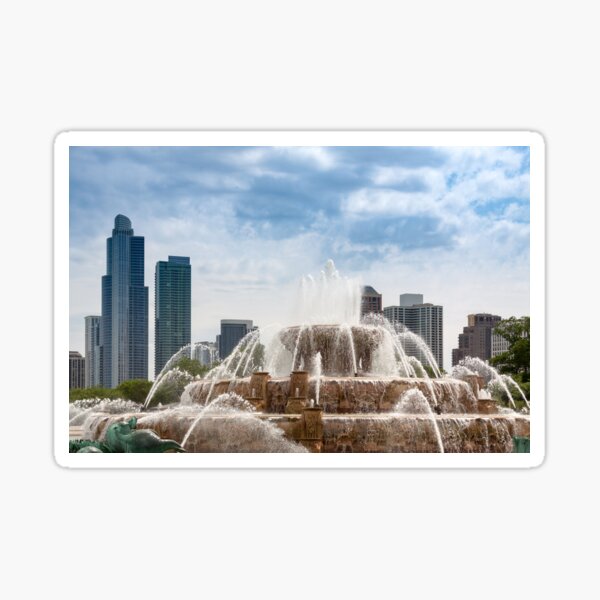 Item preview, Buckingham Fountain In Chicago designed and sold by MAlexandraPhoto.