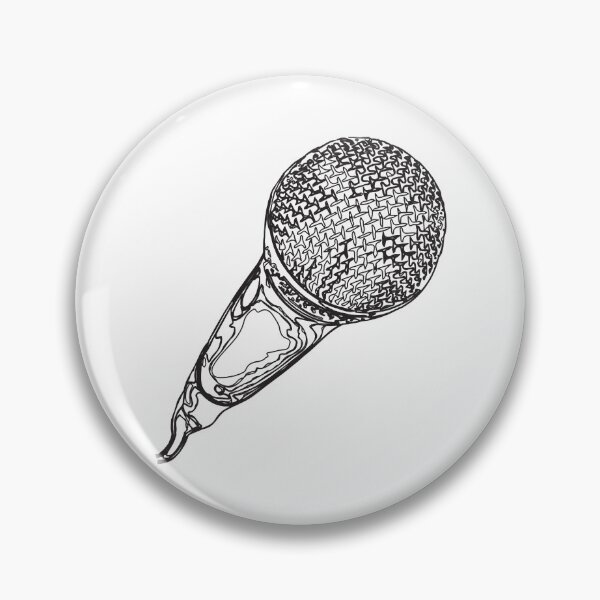 Item preview, Microphone Sketch Funny Singer Musician  designed and sold by Abaddon-art.
