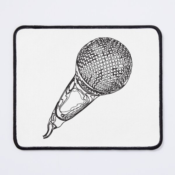 Item preview, Microphone Sketch Funny Singer Musician  designed and sold by Abaddon-art.
