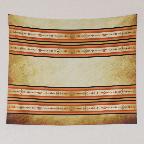 Item preview, Western Native American Pattern With Thunderbird Accent designed and sold by handsoftime2020.