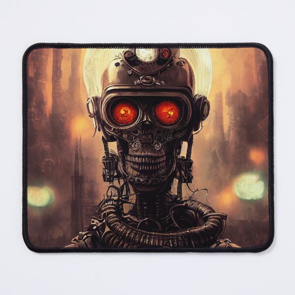 Item preview, future robo skull, steampunk designed and sold by sosdesignn.