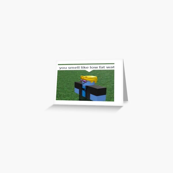 Roblox Meme Greeting Cards for Sale