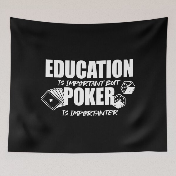 Item preview, La educación es importante pero el Poker es más importante designed and sold by arregikrstsd.