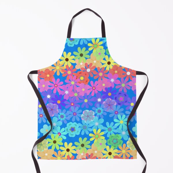 Item preview, Rainbow Hippie Flowers Horizontal Lines | Cherie's Art (c)2021 designed and sold by CheriesArt.