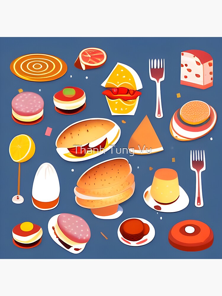 comfort-foods-sticker-sheet-food-stickers-sticker-sheets-print-stickers