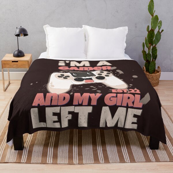 Item preview, I'M A GAMER AND MY GIRL LEFT ME designed and sold by GAADesignz.