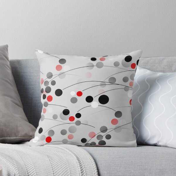 Item preview, Winterberry - Abstract - Red, Gray, White, Black designed and sold by MellowCat.