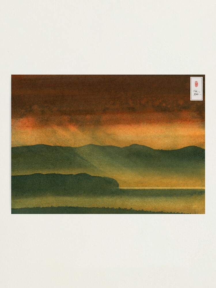 Alternate view of Autumn Valley Photographic Print