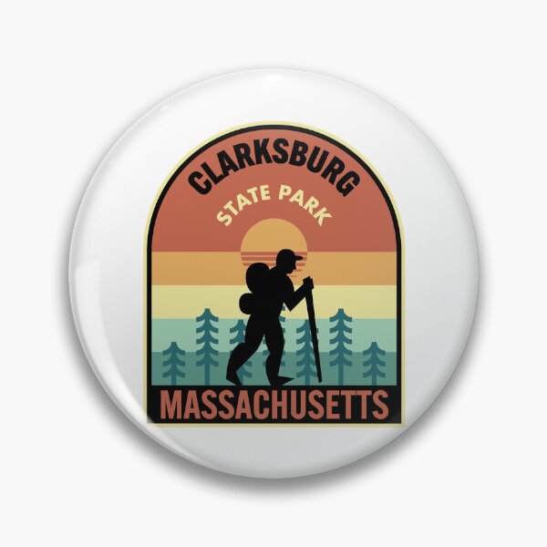 Item preview, Clarksburg State Park Massachusetts Retro Hiking designed and sold by HalpinDesign.