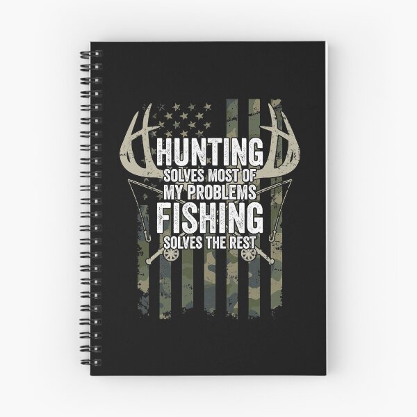 Item preview, Hunting Solves Most Of My Problems Fishing The Rest designed and sold by ArcWarden-art.