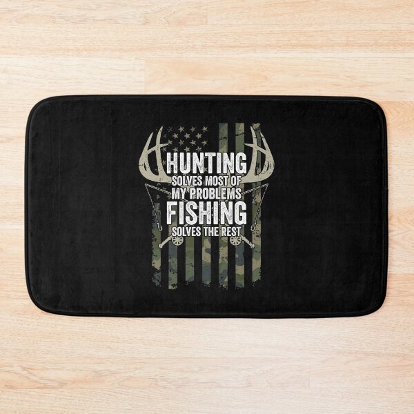 Item preview, Hunting Solves Most Of My Problems Fishing The Rest designed and sold by ArcWarden-art.