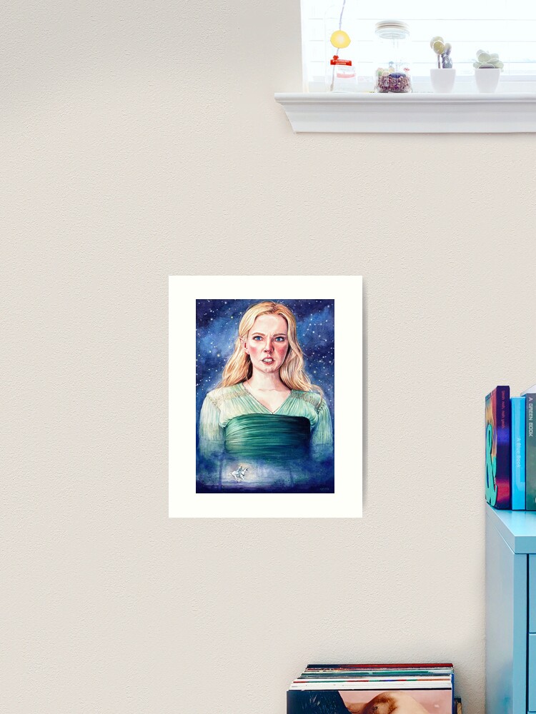 Galadriel in Armor Art Board Print for Sale by seabirds