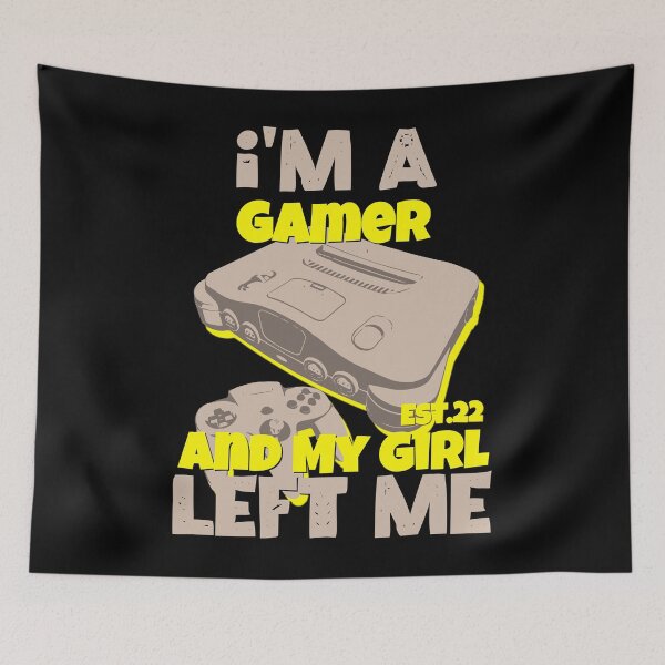 Item preview, I'M A GAMER AND MY GIRL LEFT ME designed and sold by GAADesignz.