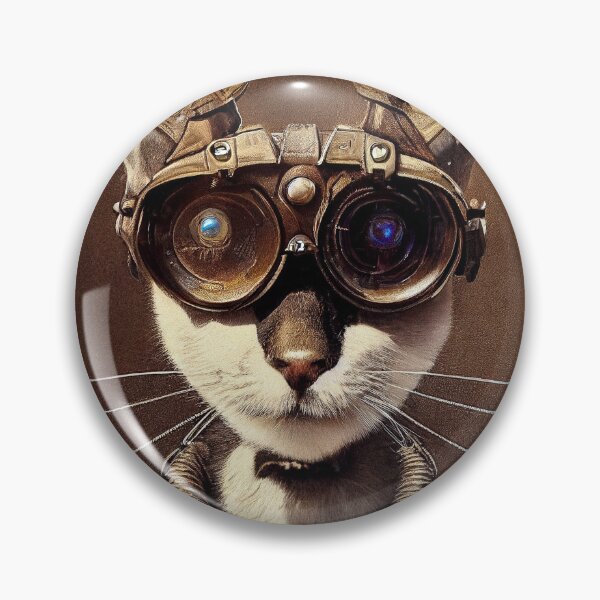 Item preview, Dieselpunk Cats #44: Flight Lieutenant Cat designed and sold by Åveline Dvorak.