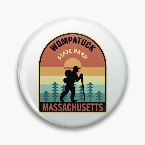 Item preview, Wompatuck State Park Massachusetts Retro Hiking designed and sold by HalpinDesign.