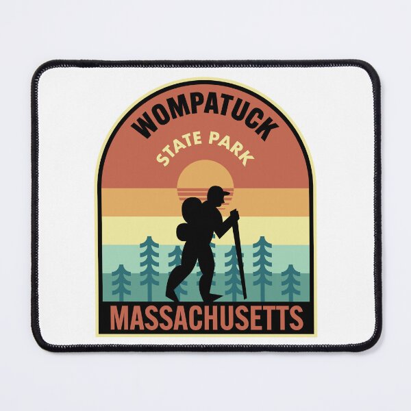 Item preview, Wompatuck State Park Massachusetts Retro Hiking designed and sold by HalpinDesign.