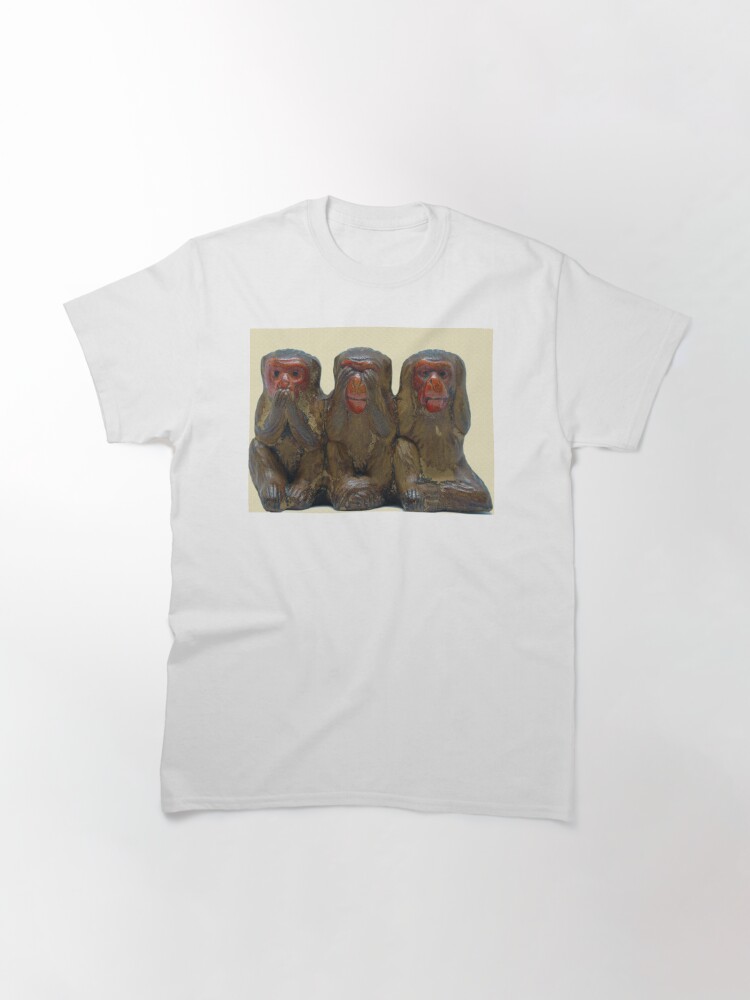 3 wise monkeys t shirt