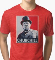 Winston Churchill Tri-blend T-Shirt