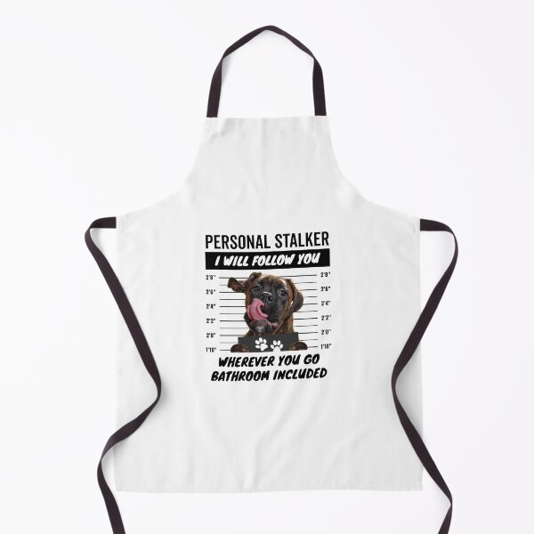 Item preview, Personal Stalker Dog – Full Brindle Boxer designed and sold by More Cute Dogs.
