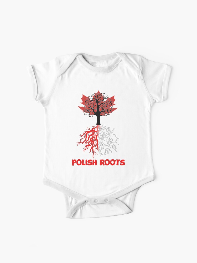 Canadian Grown Polish Roots, Polish Heritage Baby One-Piece for Sale by  SportyDogShop