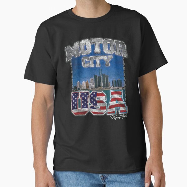 Item preview, Motor City, USA designed and sold by Sick n' Rad Sports Stuff (But Also Other Stuff).