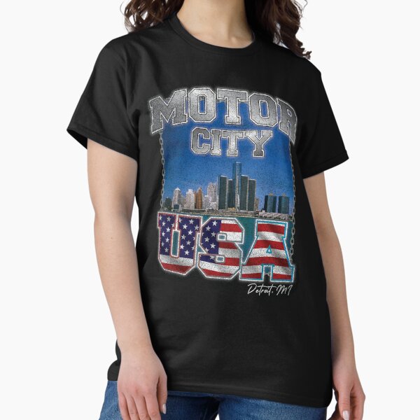 Item preview, Motor City, USA designed and sold by Sick n' Rad Sports Stuff (But Also Other Stuff).