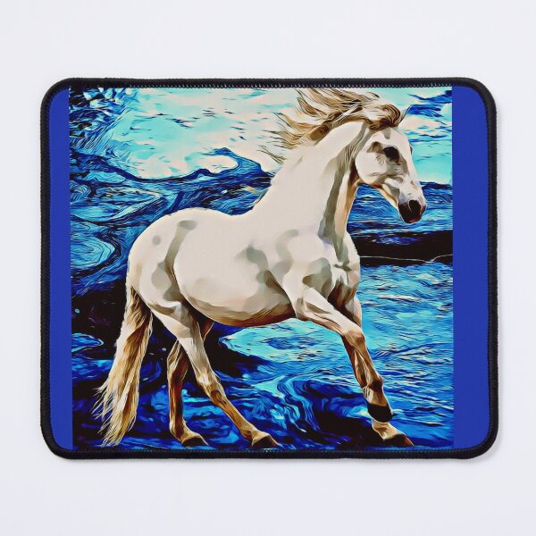 Item preview, White Stallions Wind designed and sold by Tripp Art Studio.