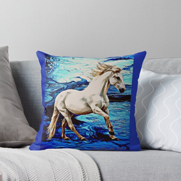 Item preview, White Stallions Wind designed and sold by Tripp Art Studio.