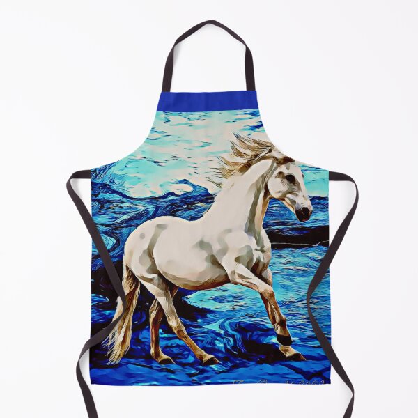 Item preview, White Stallions Wind designed and sold by Tripp Art Studio.