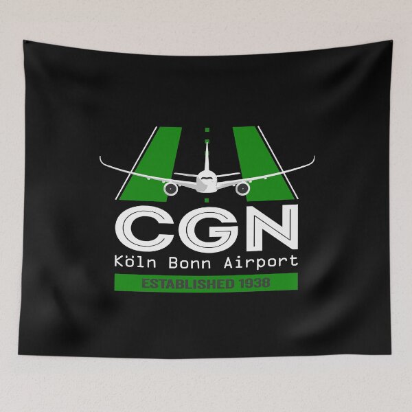 Item preview, CGN Cologne Bonn Airport Germany - Plane Design designed and sold by FouDeeziner.