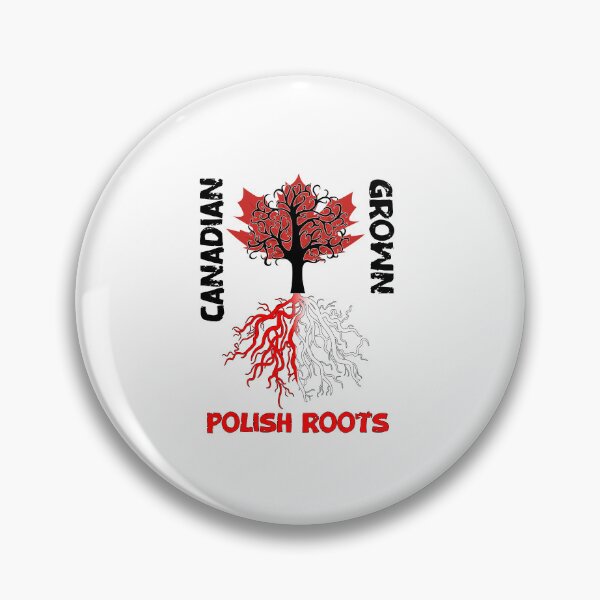 Item preview, Canadian Grown Polish Roots, Polish Heritage designed and sold by SportyDogShop.