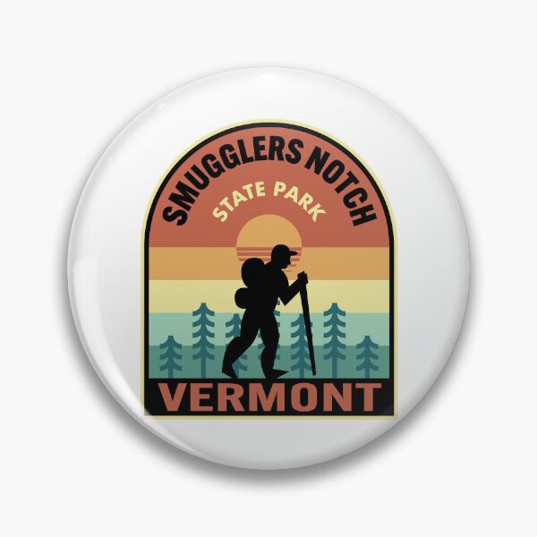 Item preview, Smugglers Notch State Park Vermont Retro Hiking designed and sold by HalpinDesign.