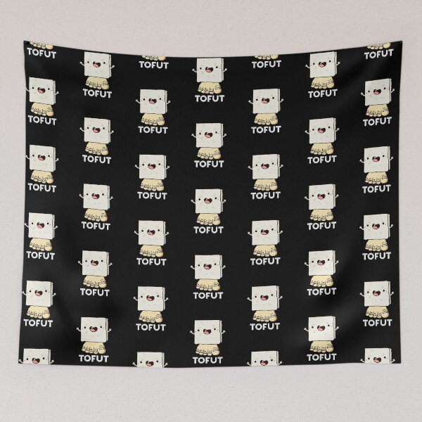 Item preview, Tofut Funny Tofu Puns (Dark BG) designed and sold by punnybone.