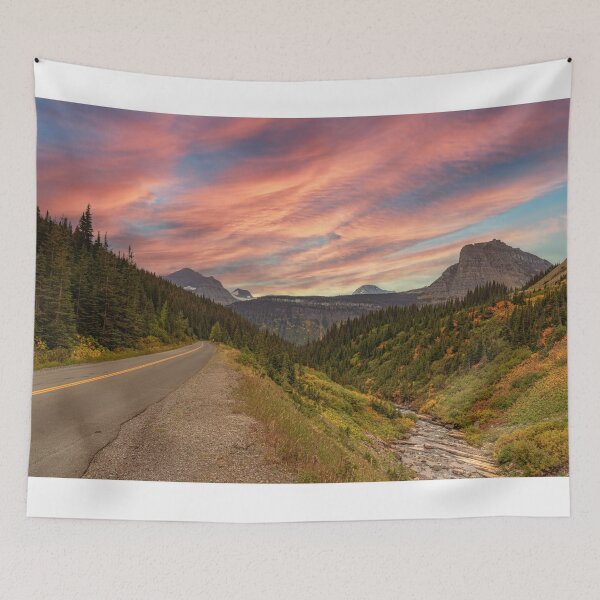 Item preview, Sunset at Going to the sun road, Glacier National Park, MT designed and sold by Vsaditya2020.
