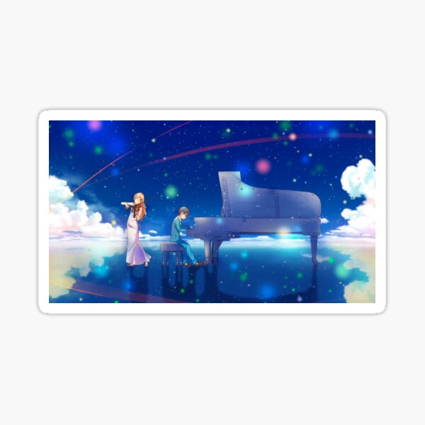 Your lie in April Pegatina