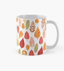 Gemaltes Herbstlaub-Muster Tasse (Standard)