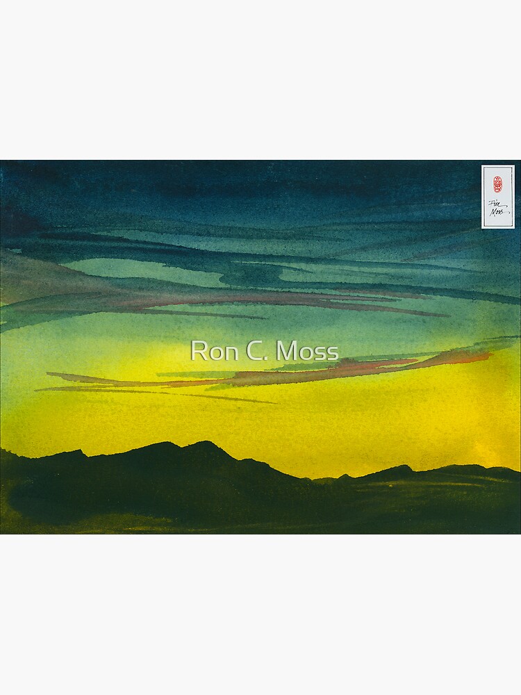 Yellow Valley Sky by ronmoss