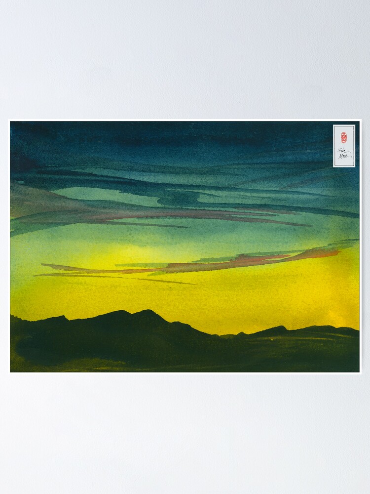 Alternate view of Yellow Valley Sky Poster